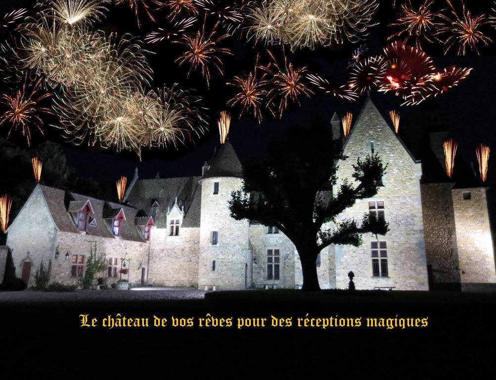 Chateau De Peufeilhoux Vallon-en-Sully Exterior foto